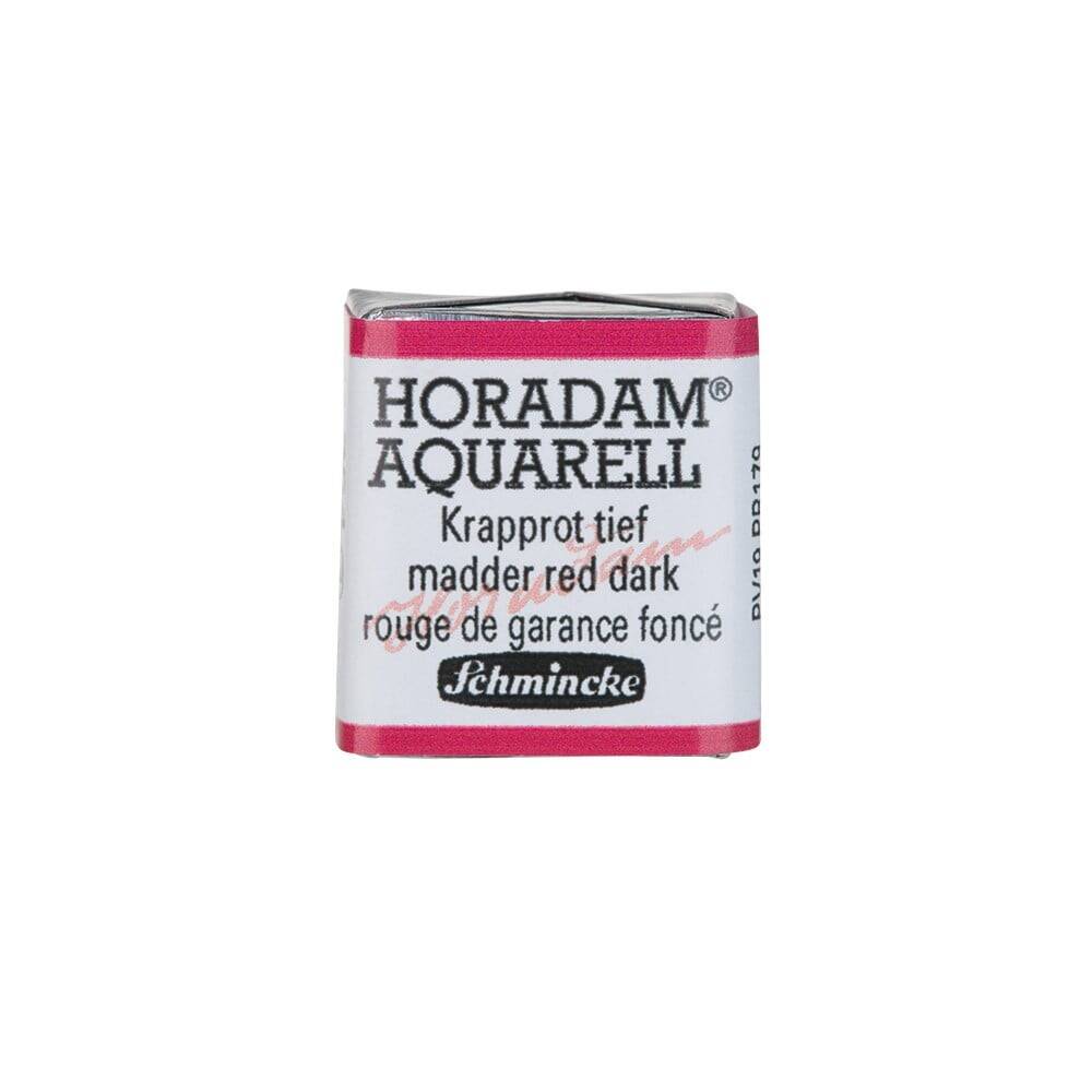 Schmincke Horadam Aquarell Artist Watercolour Half Pan Series 3 354 Madder Red Dark