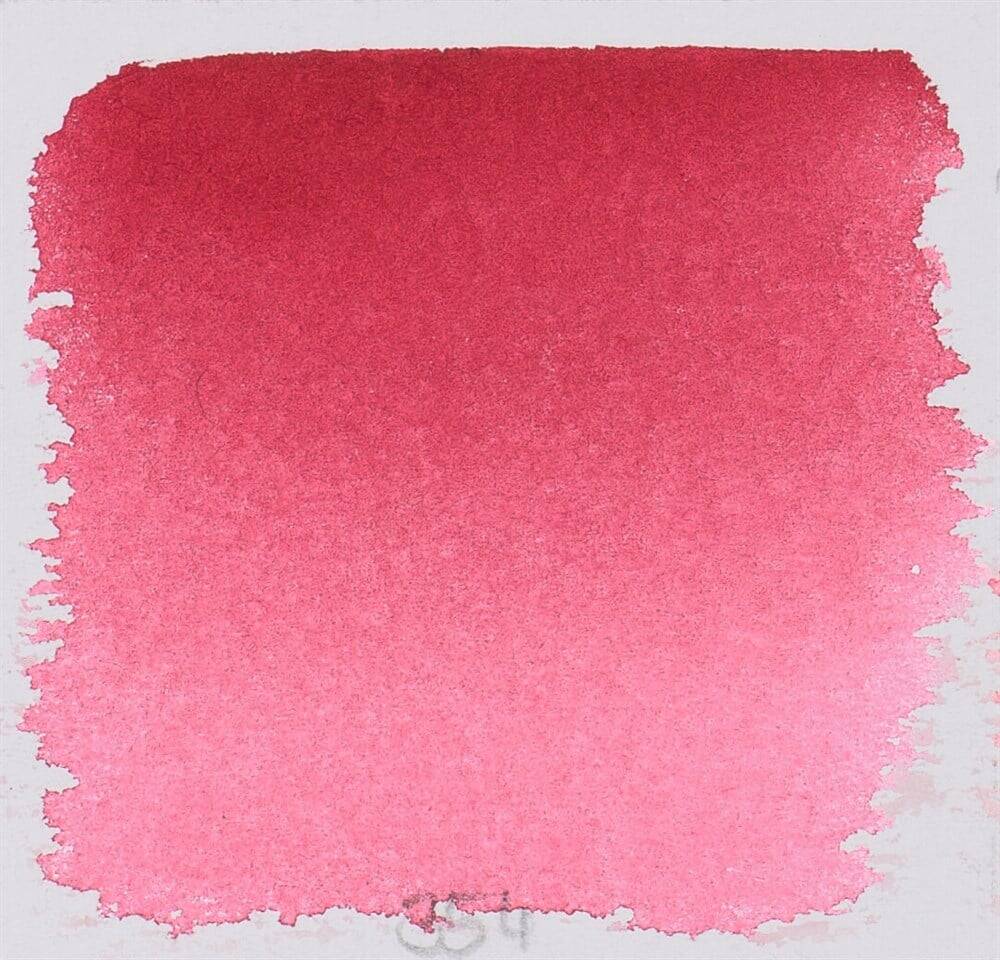 Schmincke Horadam Aquarell Artist Watercolour Half Pan Series 3 354 Madder Red Dark