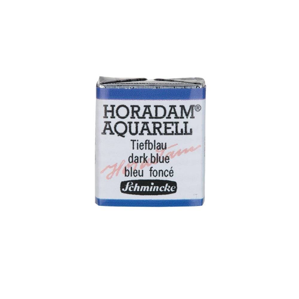Schmincke Horadam Aquarell Artist Watercolour Half Pan Series 3 498 Dark Blue Indigo