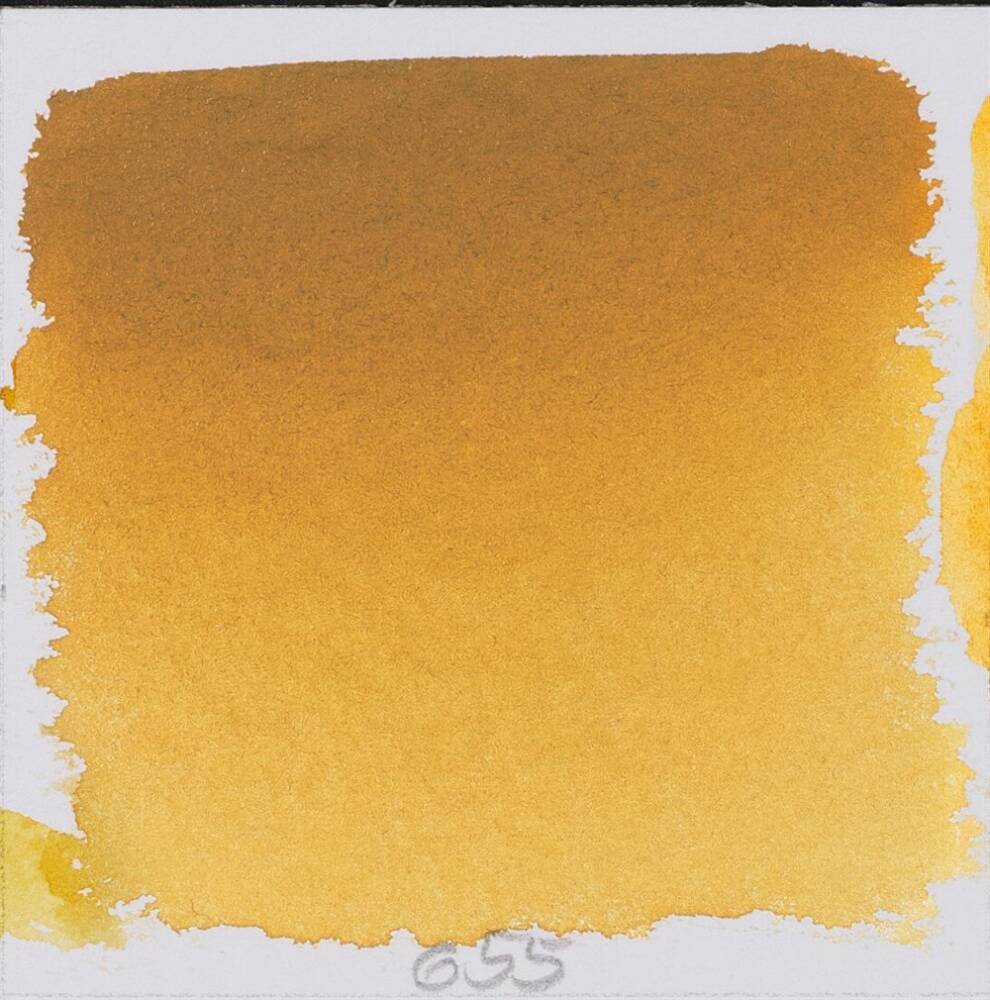 Schmincke Horadam Aquarell Artist Sulu Boya Yarım Tablet 655 Yellow Ochre