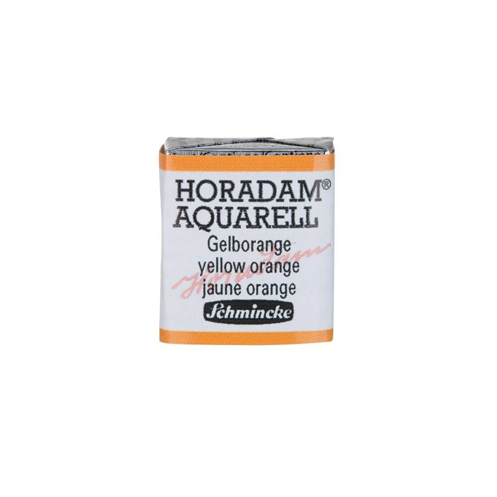 Schmincke Horadam Aquarell Artist Sulu Boya Yarım Tablet 222 Yellow Orange