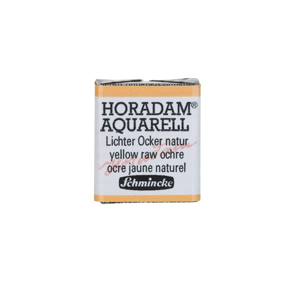 Schmincke Horadam Aquarell Artist Sulu Boya Yarım Tablet 656 Yellow Raw Ochre