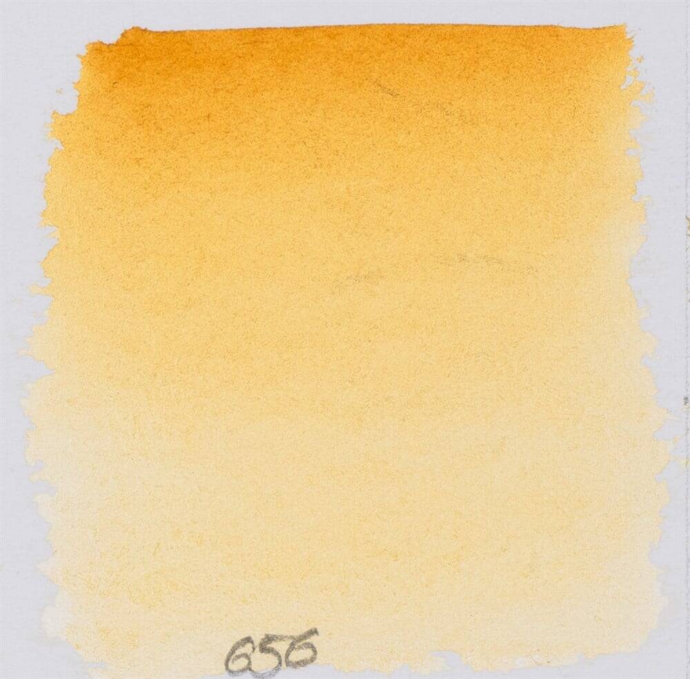 Schmincke Horadam Aquarell Artist Sulu Boya Yarım Tablet 656 Yellow Raw Ochre