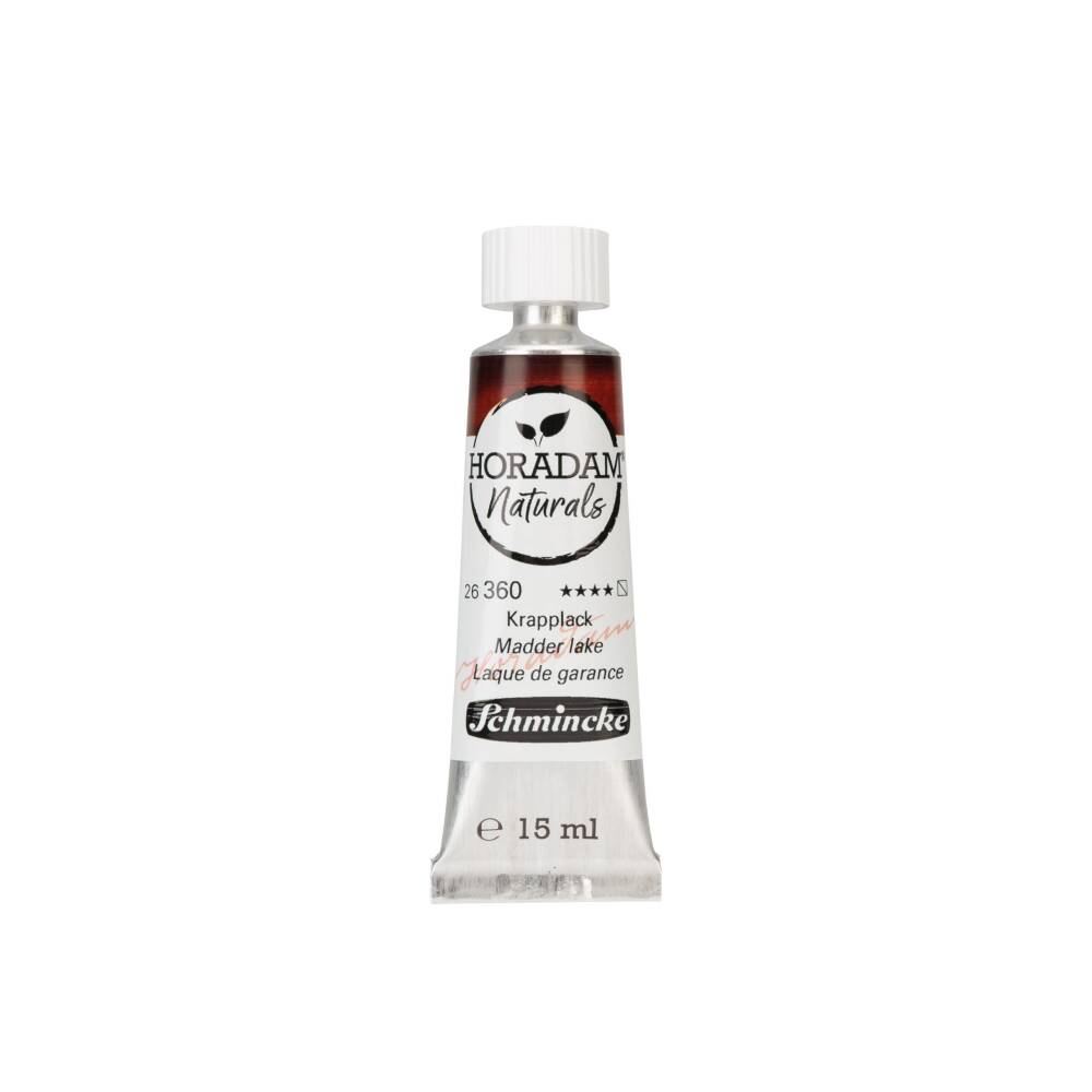 Schmincke Horadam Aquarell Naturals Vegan Watercolor 15 ml Tube 360 Madder Lake