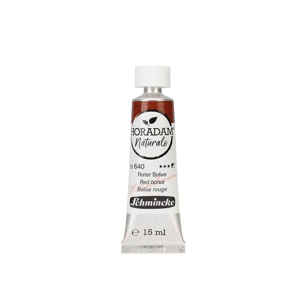 Schmincke Horadam Aquarell Naturals Vegan Watercolor 15 ml Tube 640 Red Bolus
