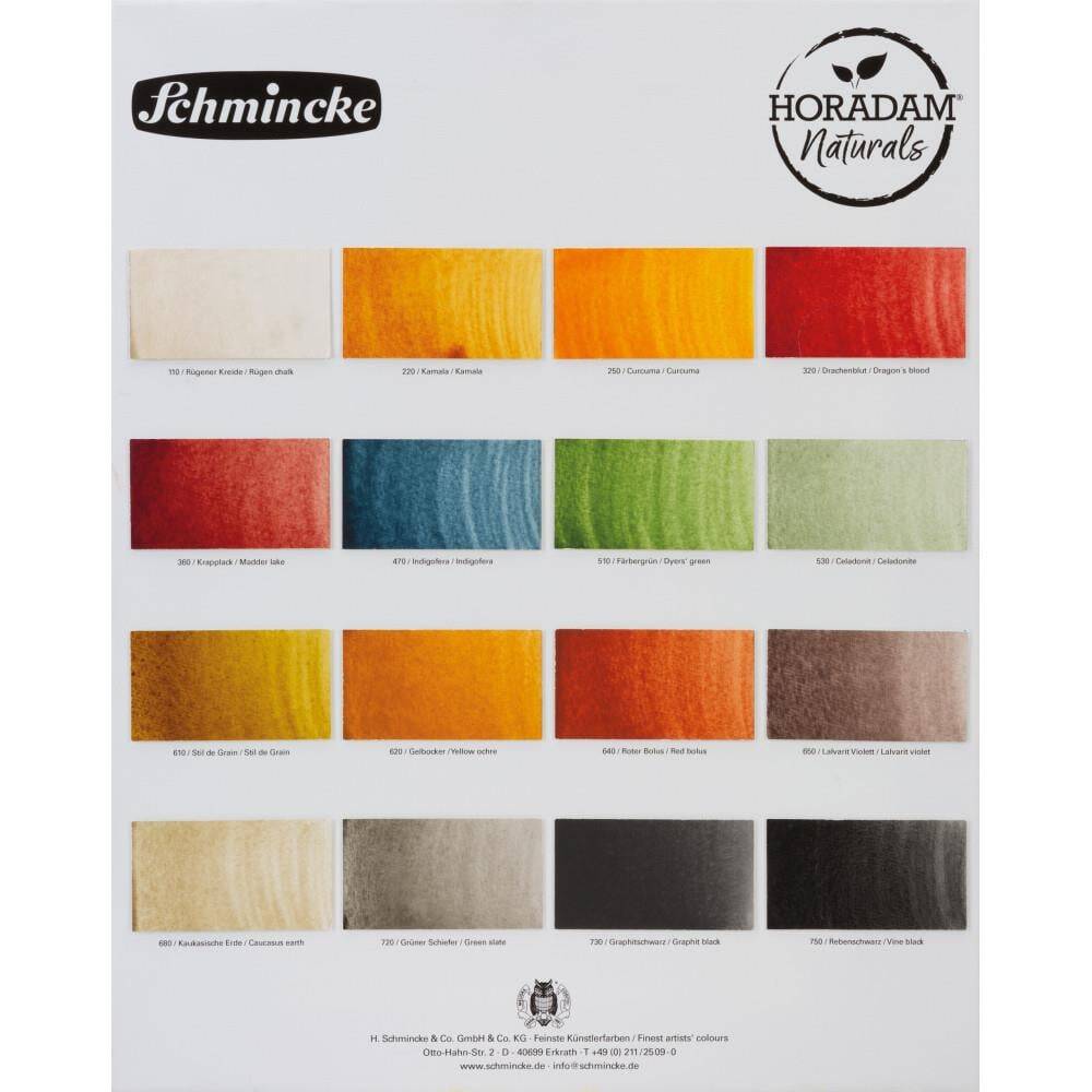 Schmincke Horadam Aquarell Naturals Vegan Watercolor 15 ml Tube 750 Vine Black