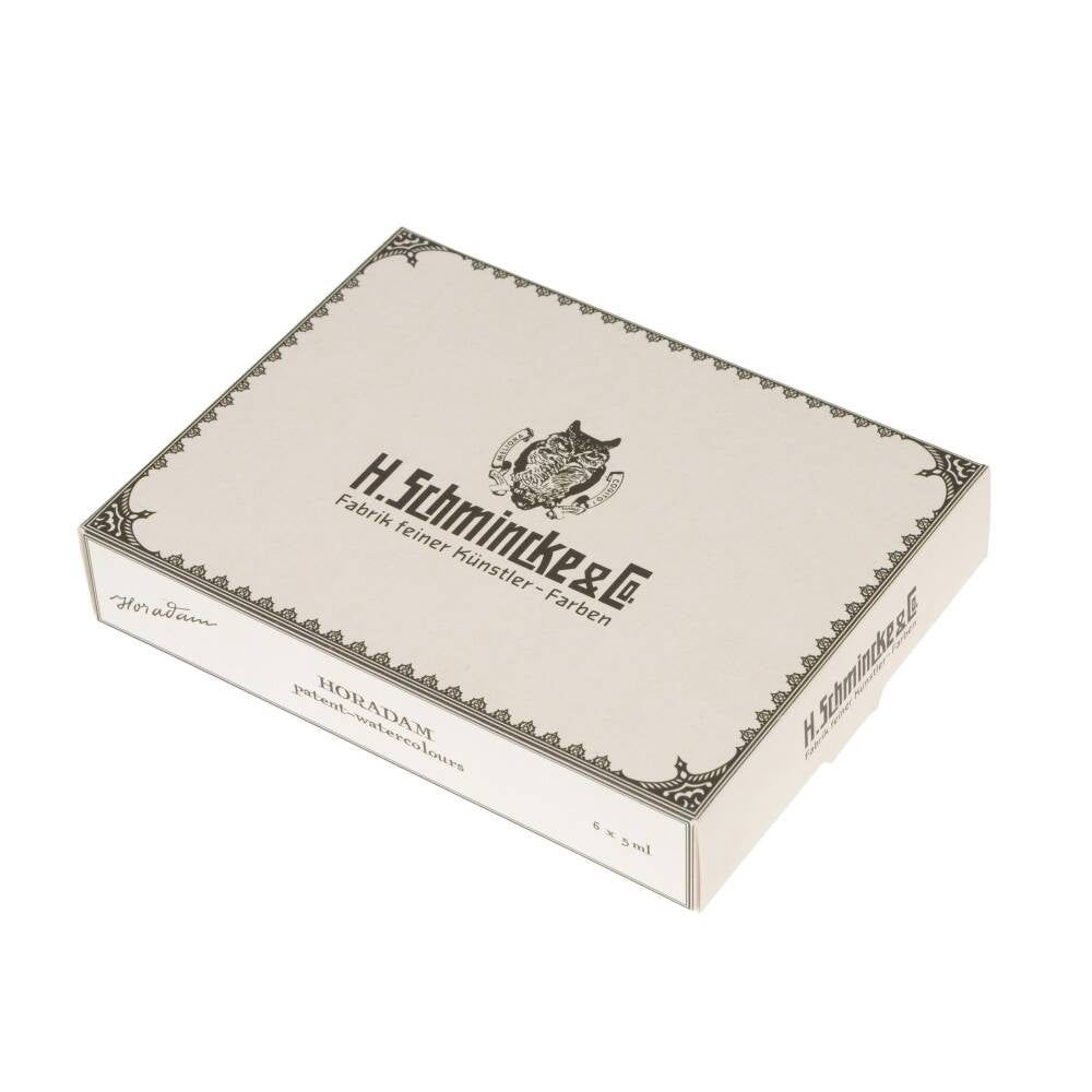 Schmincke Horadam Aquarell Özel Üretim Retro Suluboya Seti 6'lı 5 ml Tüp Ekstra Boş Tablet 74648