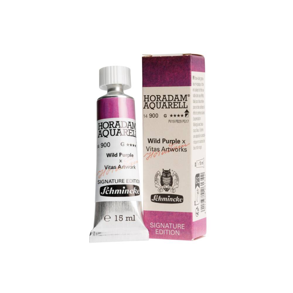 Schmincke Horadam Aquarell Artist Sulu Boya 15 ml 900 Wild Purple Signature Edition Özel Renkler