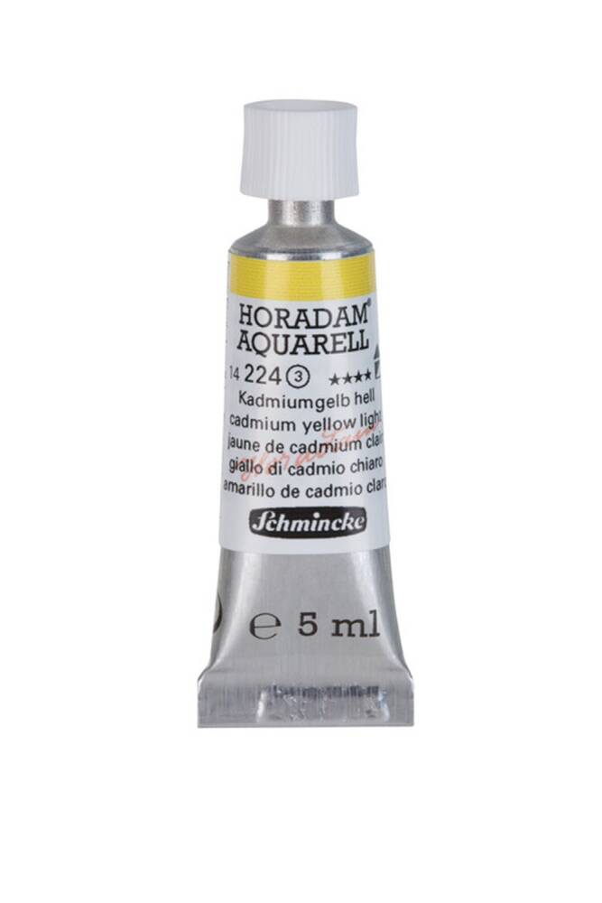 Schmincke Horadam Aquarell Watercolor 5 Ml Tube 224 Cadmium Yellow Light