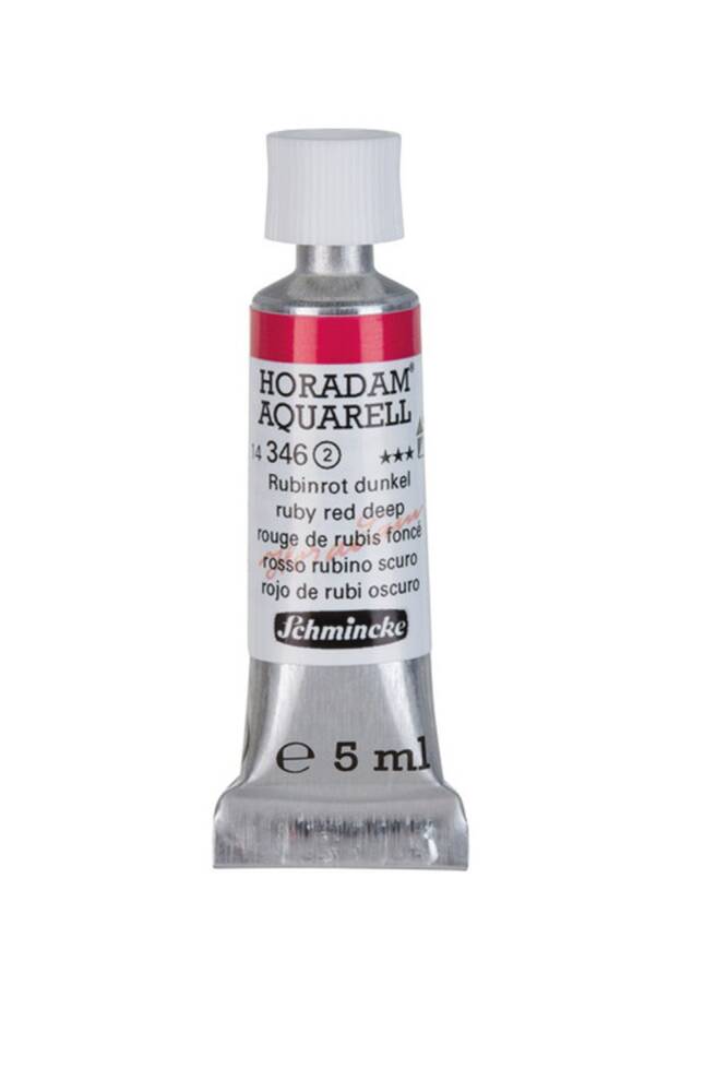 Schmincke Horadam Aquarell Sulu Boya 5 Ml 346 Ruby Red Deep