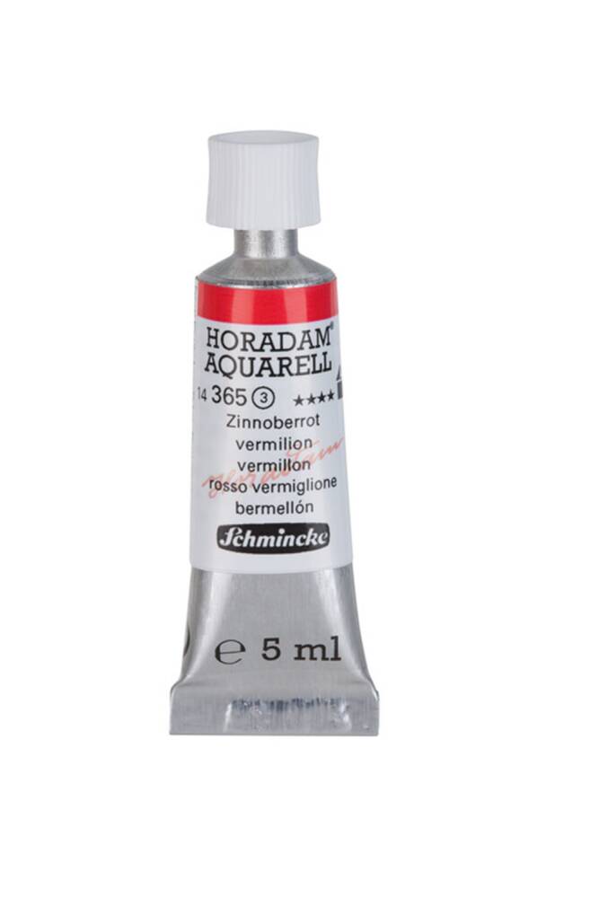 Schmincke Horadam Aquarell Sulu Boya 5 Ml 365 Vermilion