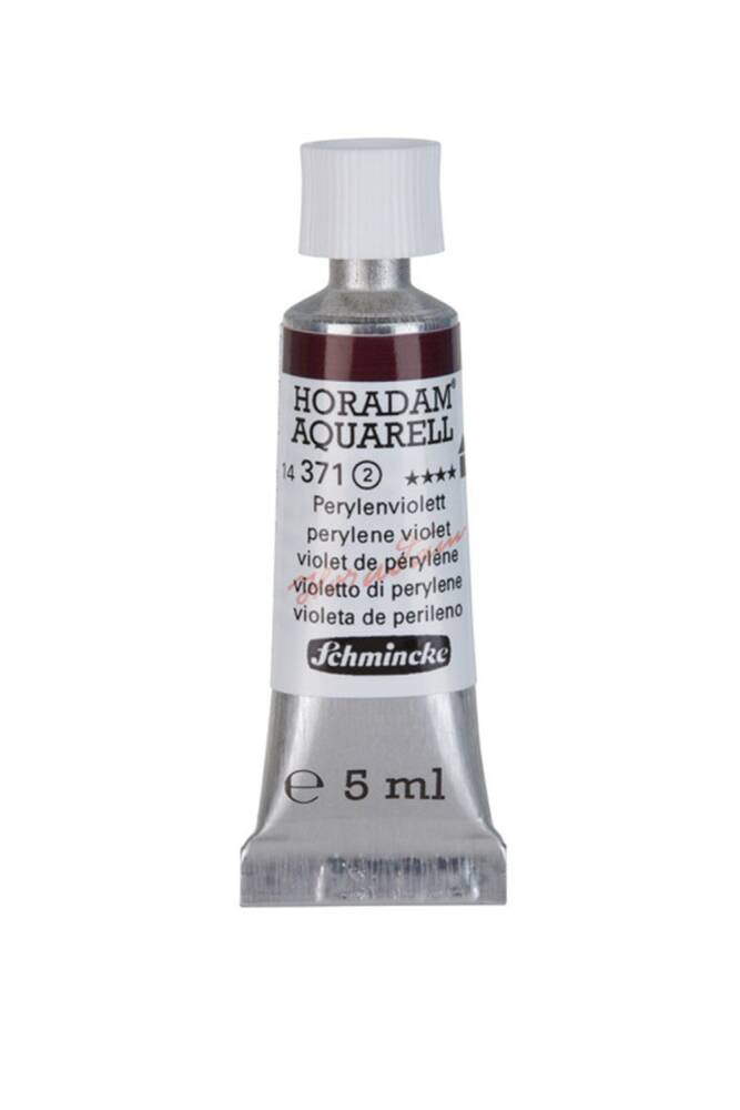 Schmincke Horadam Aquarell Watercolor 5 Ml Tube 371 Perylene Violet