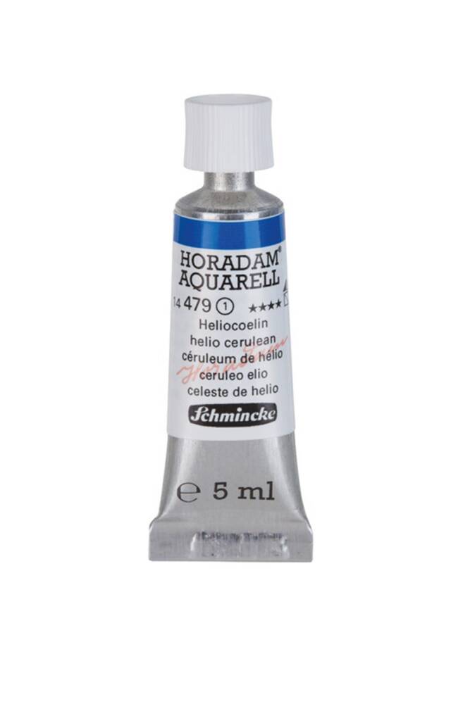 Schmincke Horadam Aquarell Watercolor 5 Ml Tube 479 Helio Cerulean