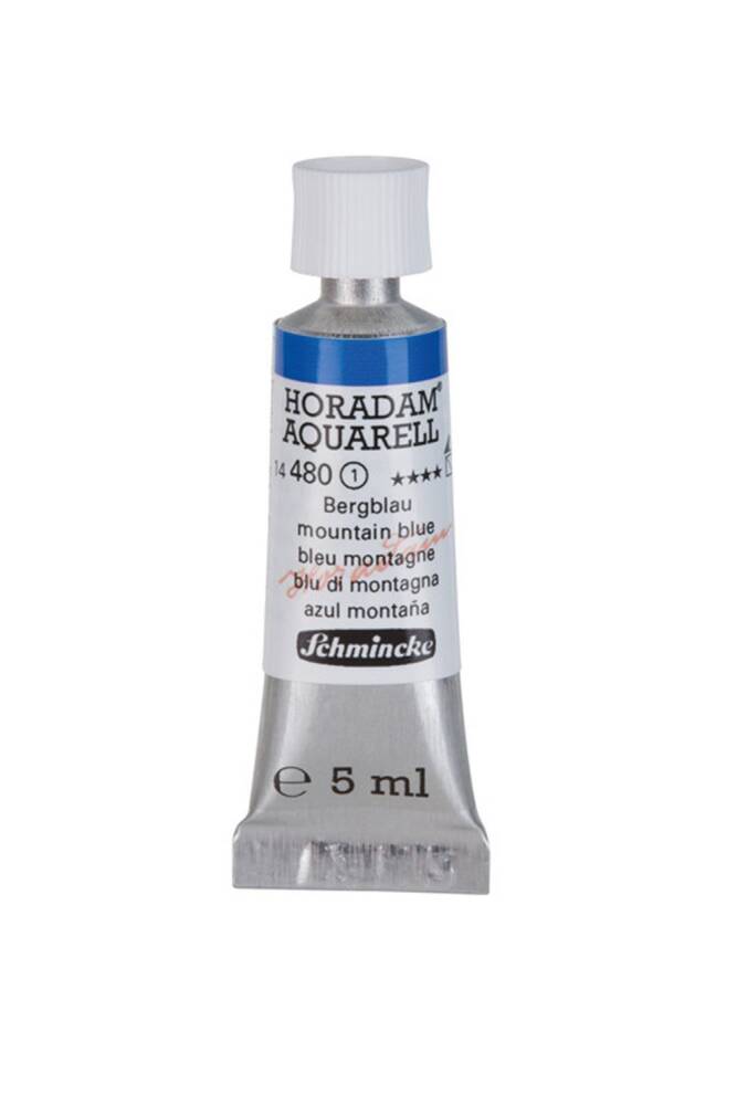 Schmincke Horadam Aquarell Watercolor 5 Ml Tube 480 Mountain Blue