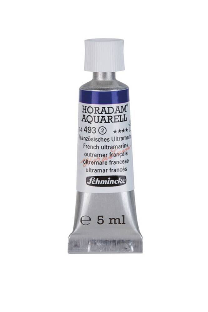 Schmincke Horadam Aquarell Watercolor 5 Ml Tube 493 French Ultramarine