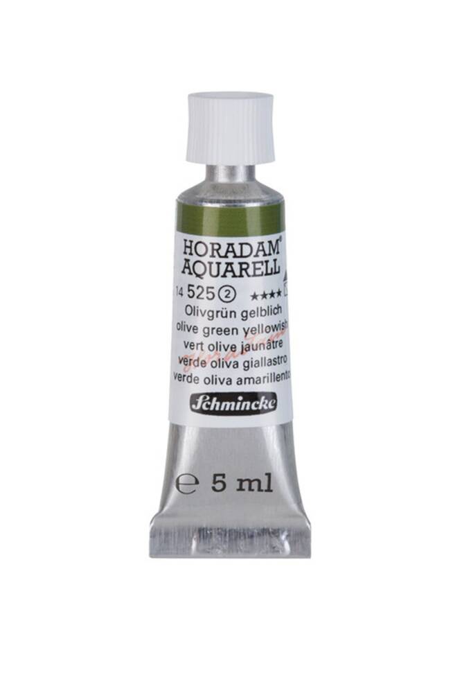 Schmincke Horadam Aquarell Sulu Boya 5 Ml 525 Olive Green Yellowish