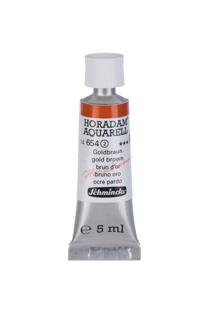 Schmincke Horadam Aquarell Sulu Boya 5 Ml 654 Gold Brown