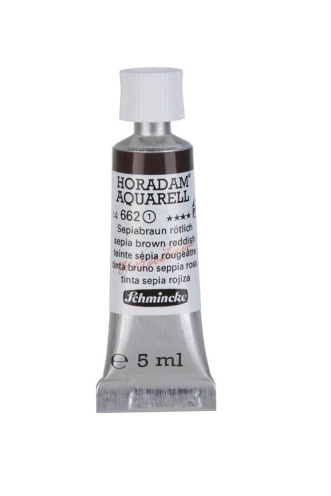 Schmincke Horadam Aquarell Sulu Boya 5 Ml 662 Sepia Brown Reddish