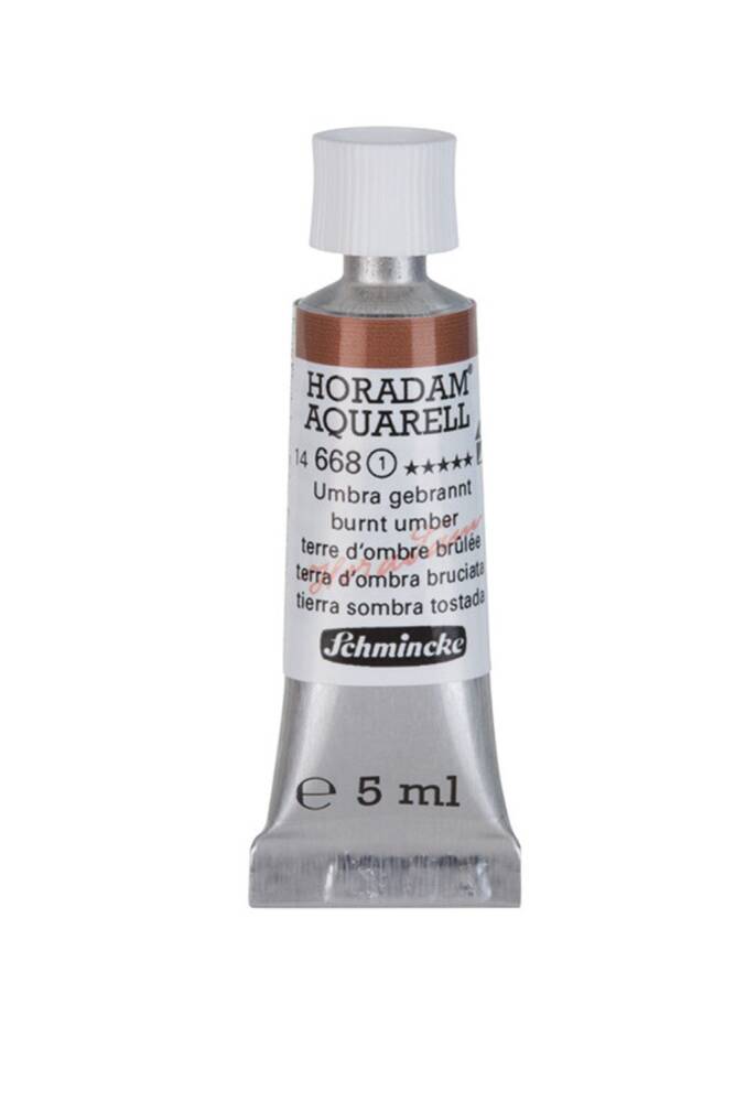Schmincke Horadam Aquarell Sulu Boya 5 Ml 668 Burnt Umber