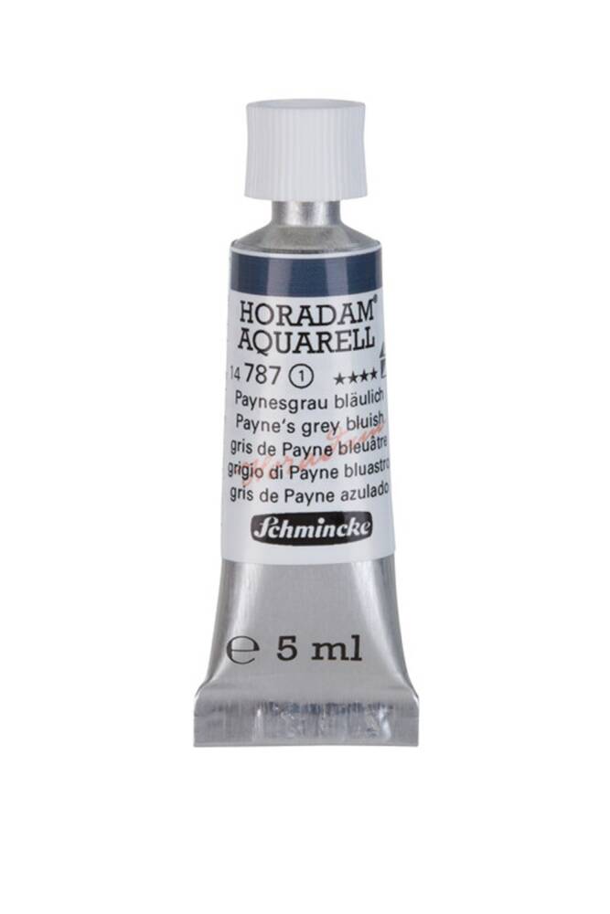 Schmincke Horadam Aquarell Watercolor 5 Ml Tube 787 Payne'S Gray Bluish