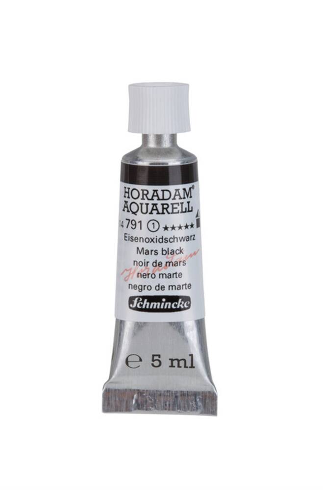 Schmincke Horadam Aquarell Watercolor 5 Ml Tube 791 Mars Black