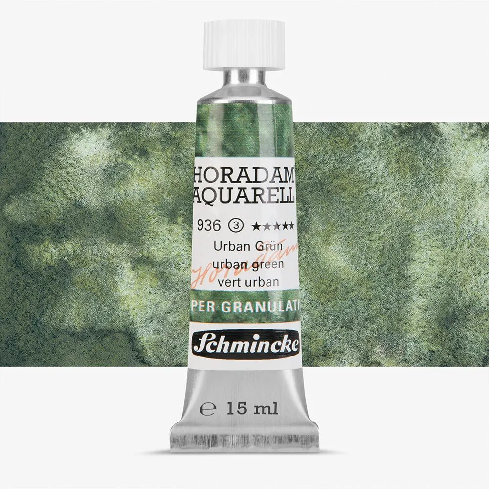 Schmincke Horadam Aquarell Supergranulation Tube 15 ml Urban Green