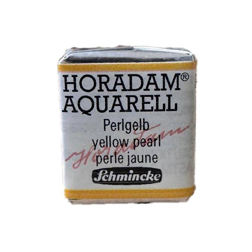Schmincke Horadam Aquarell Yaldız Sulu Boya Yarım Tablet 995 Yellow Pearl