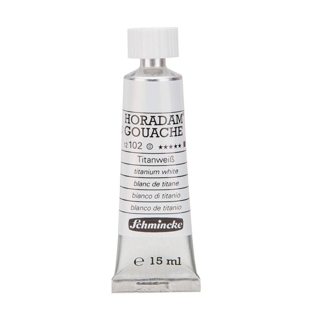Schmincke Horadam Artist Gouache 15 ml Series 1 102 Titanium White