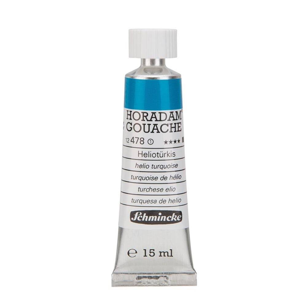 Schmincke Horadam Artist Gouache 15 ml Series 1 478 Helio Turquoise