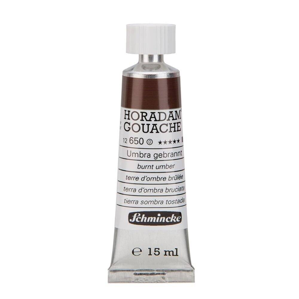 Schmincke Horadam Artist Gouache 15 ml Series 1 650 Burnt Umber