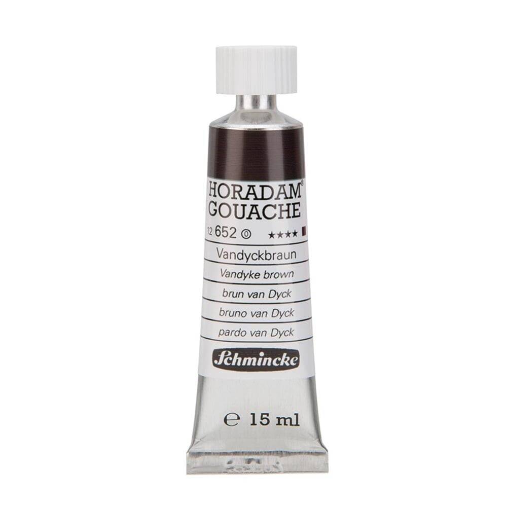 Schmincke Horadam Artist Gouache 15 ml Series 1 652 Vandyke Brown