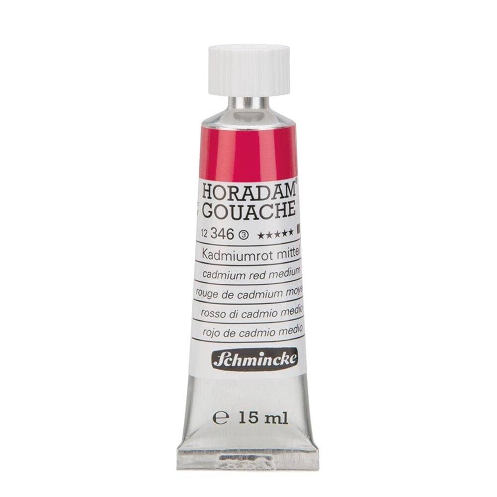 Schmincke Horadam Artist Guaj Boya 15 ml 346 Cadmium Red Middle Seri 3