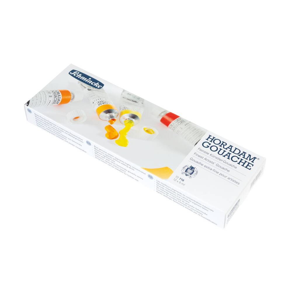 Schmincke Horadam Gouache Boya Seti Metal Kutu 12 x 5 ml 72716