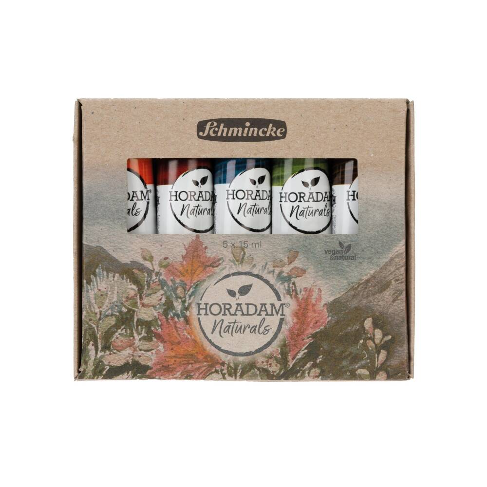 Schmincke Horadam Naturals Vegan Suluboya Seti Bitki Pigmentleri 5x15 ml 86001