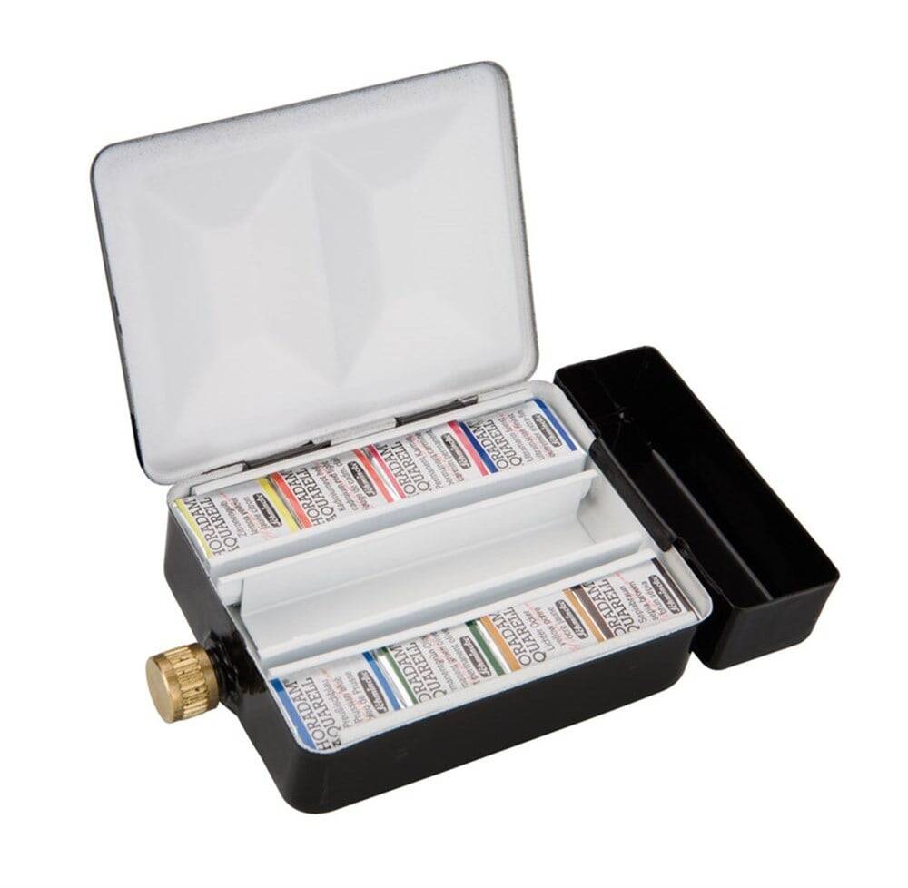 Schmincke Horadam Watercolor Set Metal Box 8 Half Pan