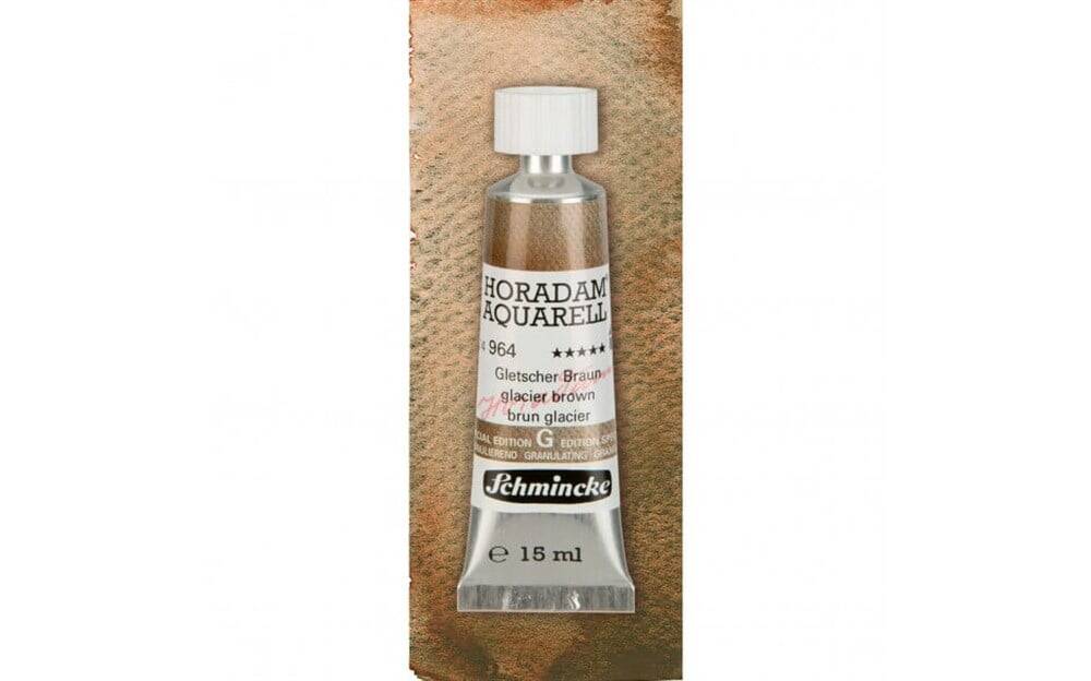 Schmincke Horadam Supegranulation Watercolor 15 ml 964 Glacier Brown