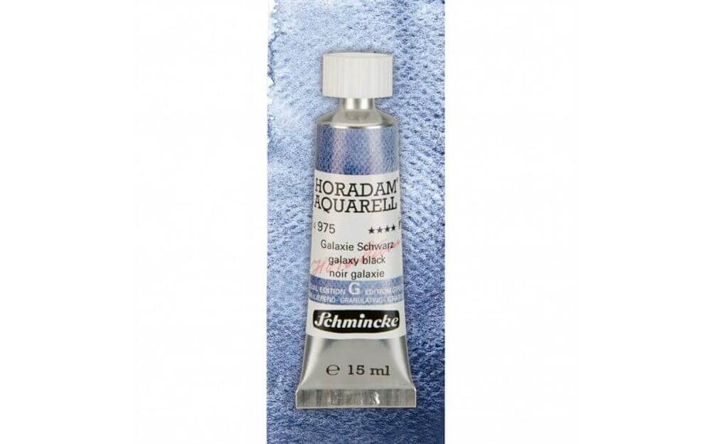 Schmincke Horadam Supegranulation Watercolor 15 ml 975 Galaxy Black