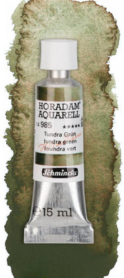 Schmincke Horadam Supergranulation Watercolor 15 ml 985 Tundra Green