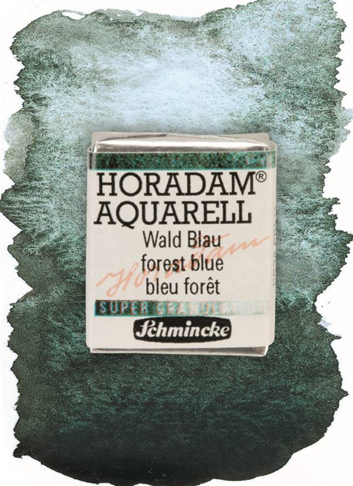 Schmincke Horadam Supergranulation Sulu Boya Forest Blue 1/2 Tab.