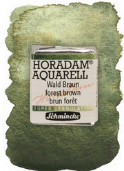 Schmincke Horadam Supergranulation Sulu Boya Forest Brown 1/2 Tab.