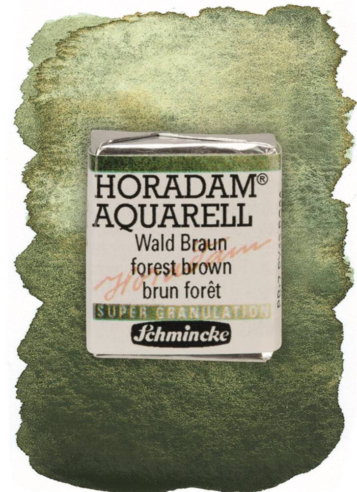 Schmincke Horadam Supergranulation Sulu Boya Forest Brown 1/2 Tab.