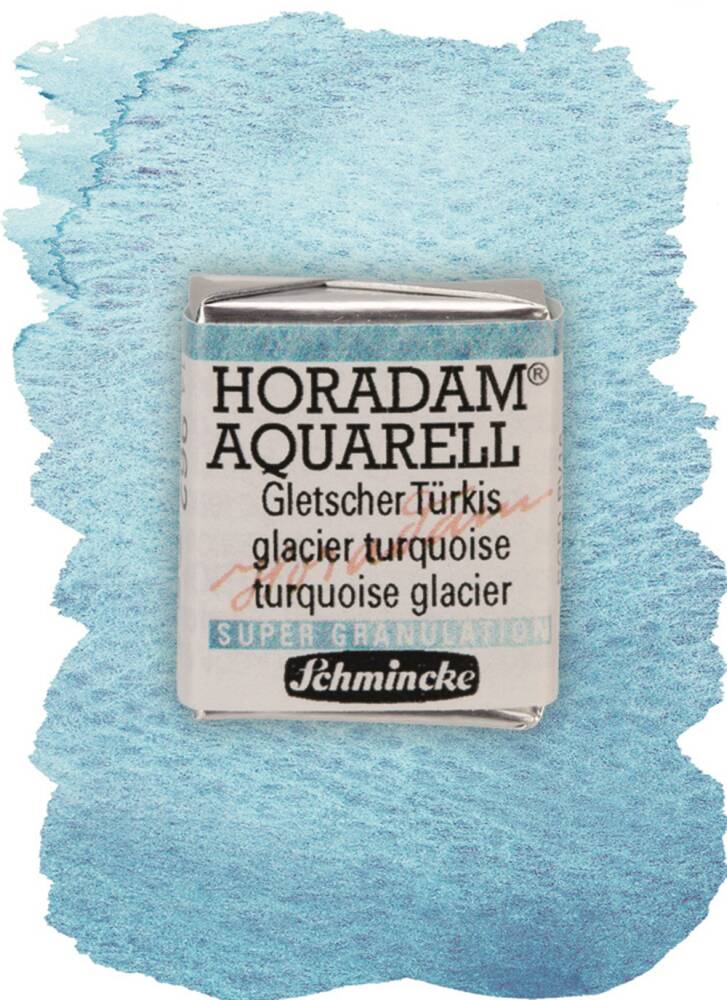 Schmincke Horadam Supergranulation Sulu Boya Glacier Turquoise 1/2 Tab.