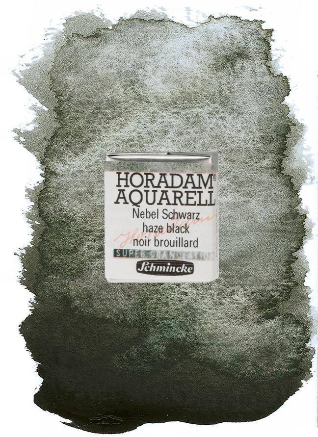 Schmincke Horadam Supergranulation Sulu Boya Haze Black 1/2 Tab.