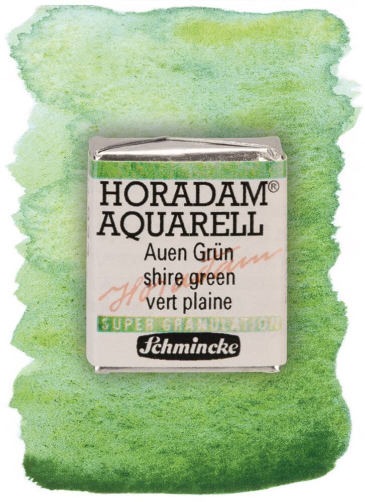 Schmincke Horadam Supergranulation Sulu Boya Shire Green 1/2 Tab.