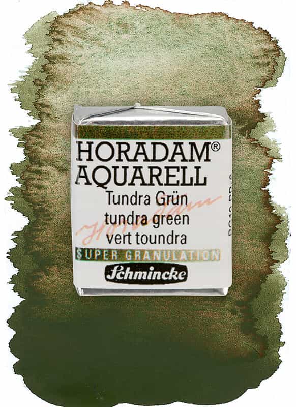Schmincke Horadam Supergranulation Sulu Boya Tundra Green 1/2 Tab.