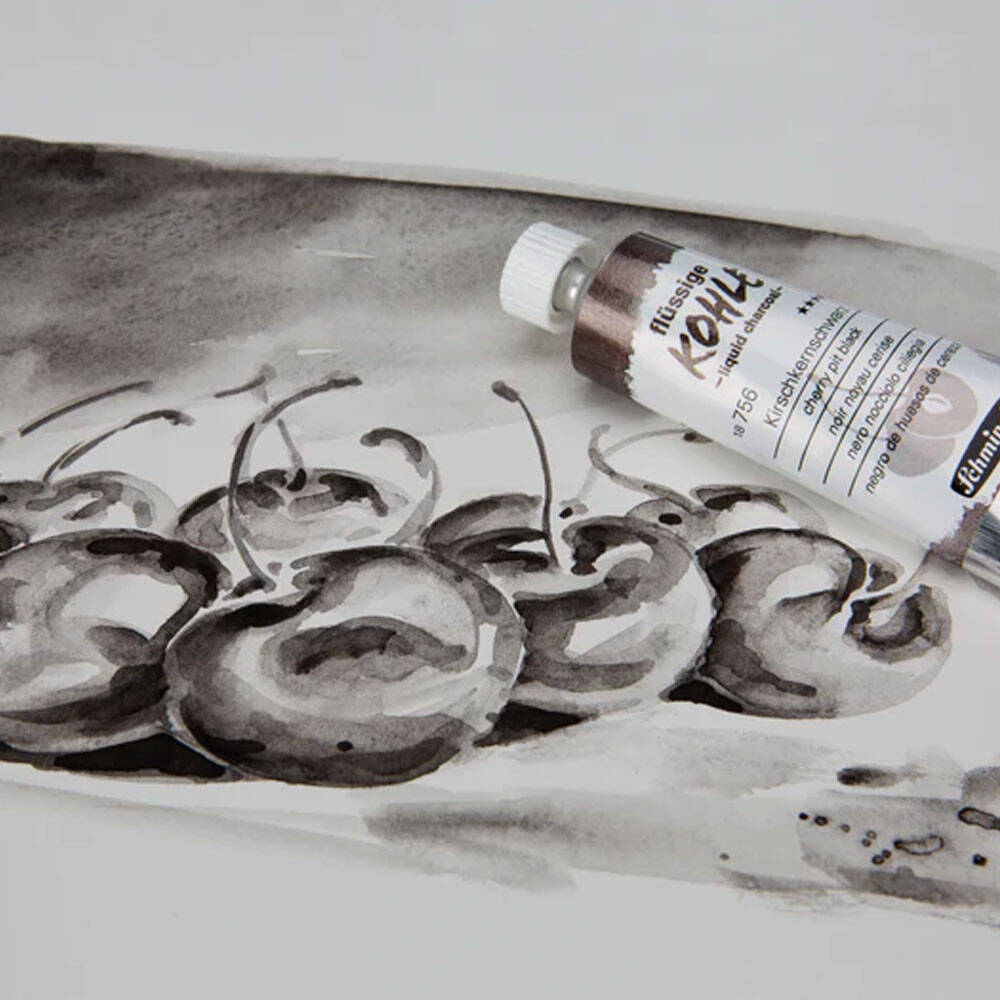 Schmincke Kohle Liquid Charcoal Liquid Charcoal Set 3 x 5 ml
