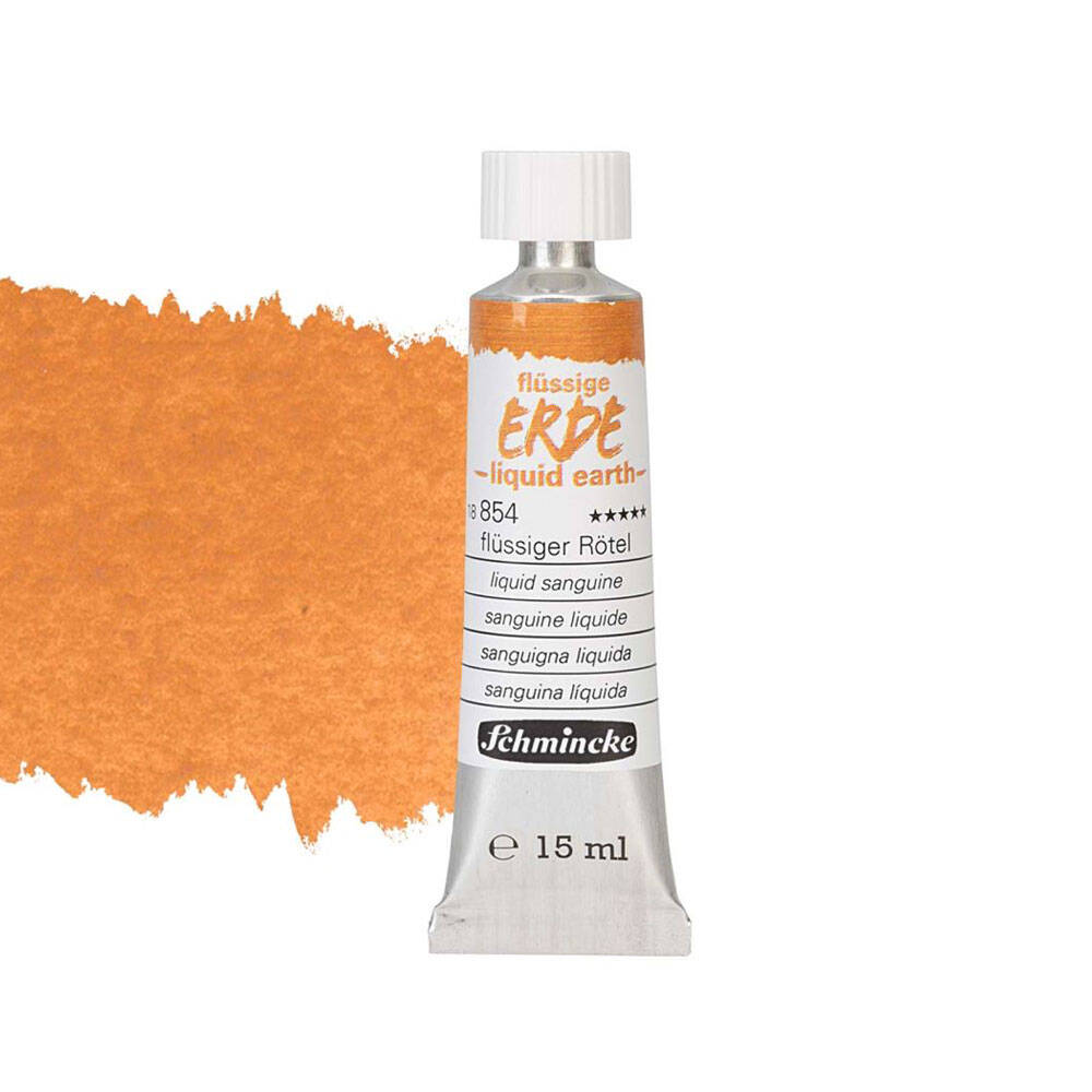 Schmincke Liquid Charcoal Earth Colors - Red Chalk 15 ml