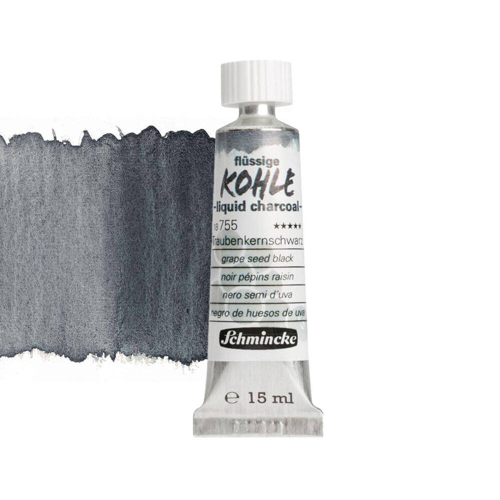Schmincke Liquid Charcoal Grape Seed Black 15 ml