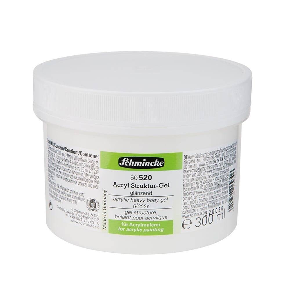 Schmincke Medium 520 Heavy Body Gel Thick Glossy Gel 300 ml