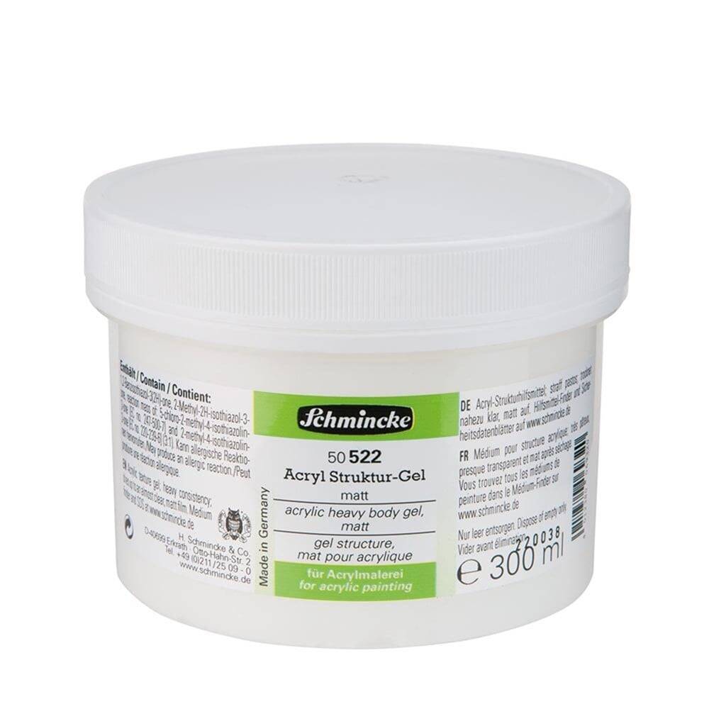 Schmincke Medium 522 Heavy Body Gel Thick Matte Gel 300 ml